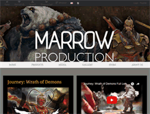 Tablet Screenshot of marrowproduction.com